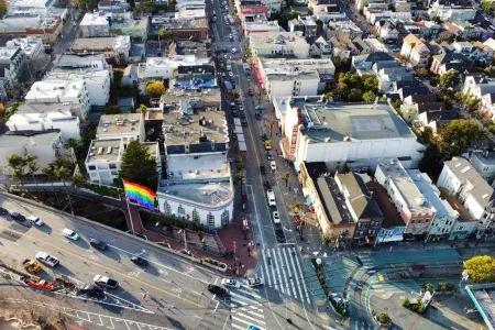 Aerial of the Castro District